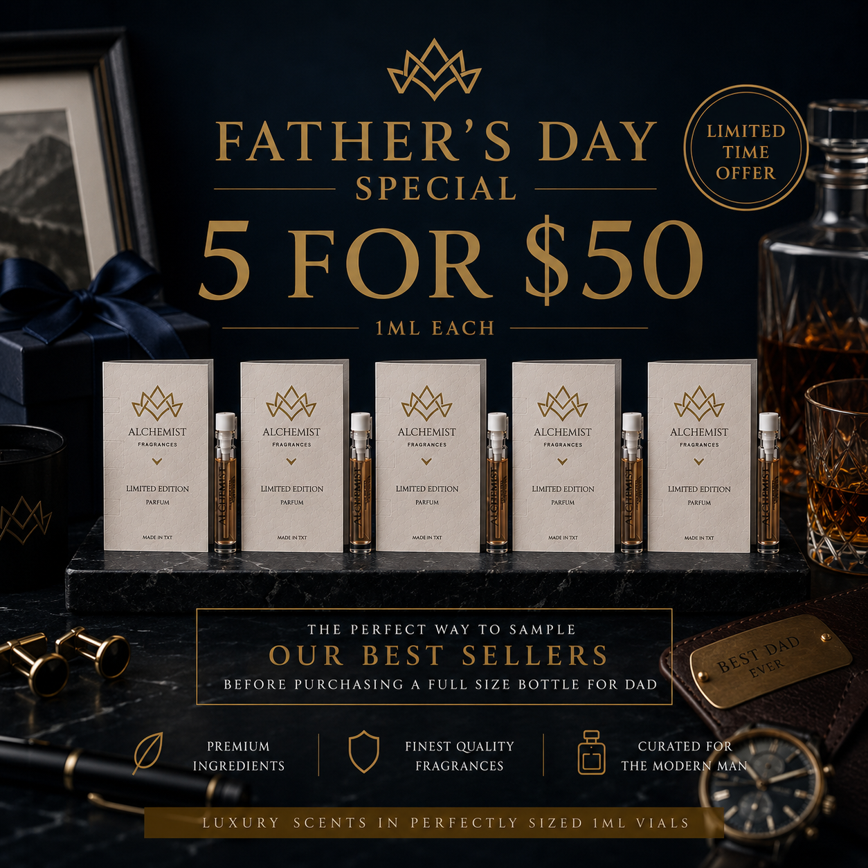 5pc 1ml Set for Him
