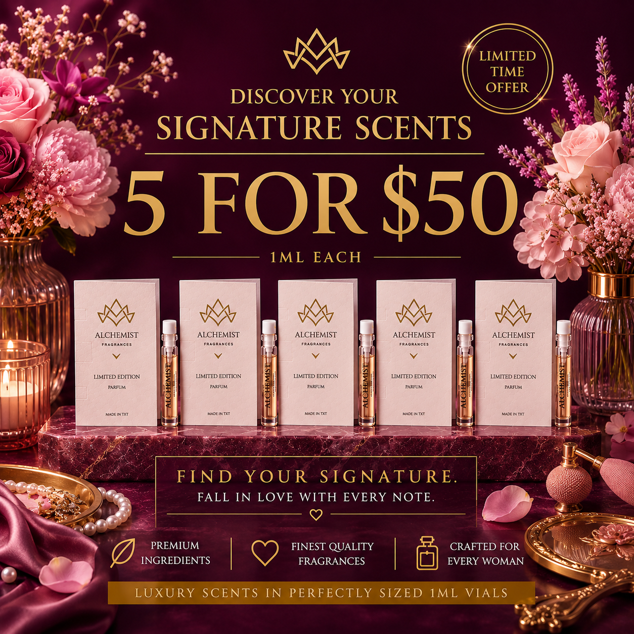 5pc 1ml Set for Her